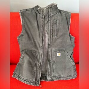 Carhartt vest with shearling
